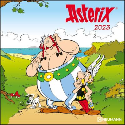 Asterix 2023 - Wand-Kalender - Broschüren-Kalender - 30x30 - 30x60 geöffnet - Cartoon