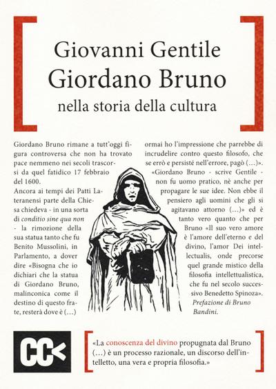 Gentile, G: Giordano Bruno nella storia della cultura