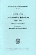 Gesammelte Schriften 1952 - 1983.