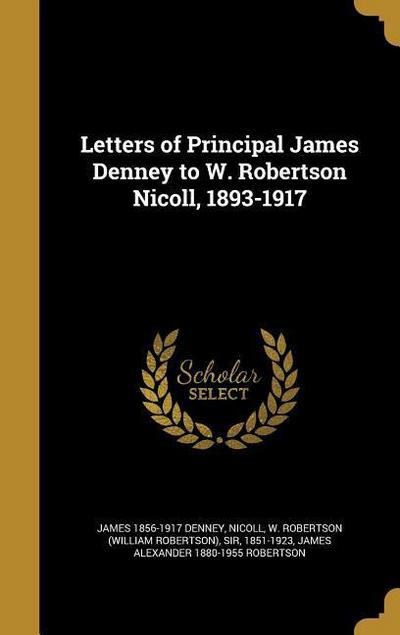 LETTERS OF PRINCIPAL JAMES DEN