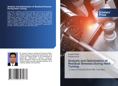 Analysis and Optimization of Residual Stresses During Hard Turning