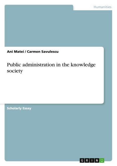 Public administration in the knowledge society