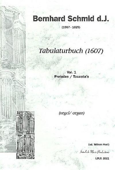 Tabulaturbuch Band 1für Orgel
