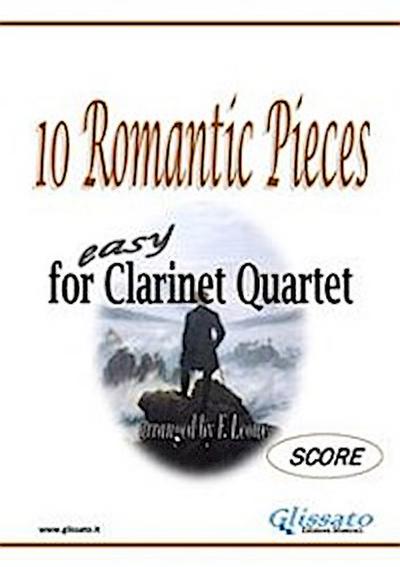 Clarinet Quartet Score "10 Romantic Pieces"