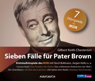 Pater Brown; Audio-CDs Sieben Fälle für Pater Brown, 7 Audio-CDs