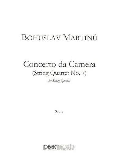 Concerto da Camera (String Quartet No.7)for string quartet