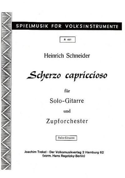 Scherzo capricciosofür Solo-Gitarre und Zupforchester