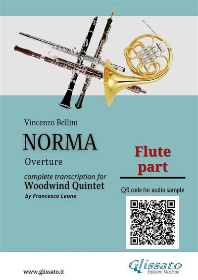 Flute part of "Norma" for Woodwind Quintet