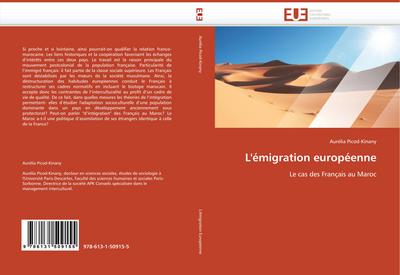 L''Emigration Europeenne - Aurlia Picod-Kinany