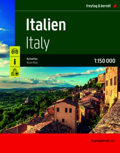 Italien, Autoatlas 1:150.000, freytag & berndt