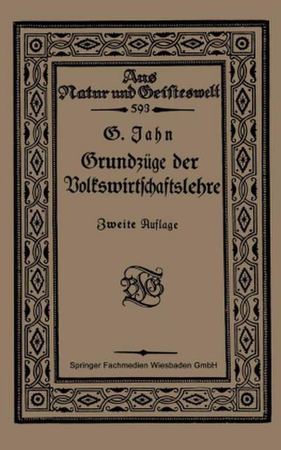 Grundzüge der Volkswirtschaftslehre
