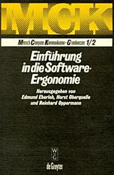 Einführung in die Software-Ergonomie