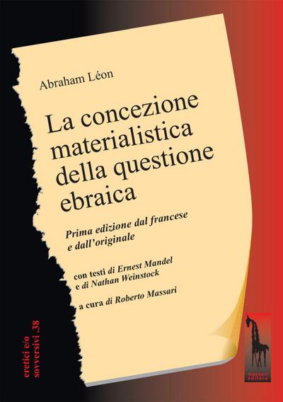 La concezione materialistica della questione ebraica