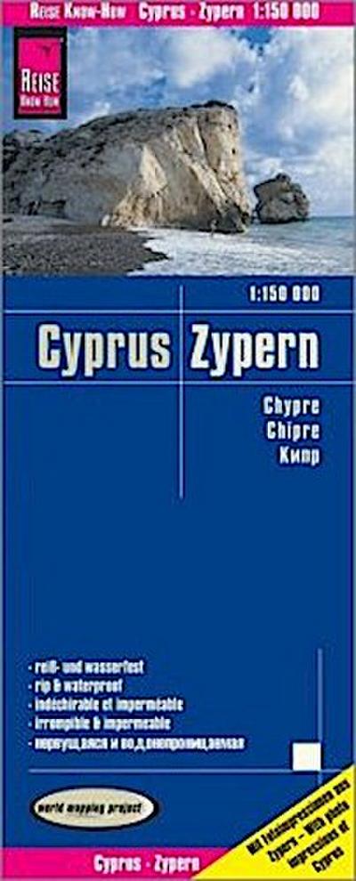 Reise Know-How Landkarte Zypern / Cyprus 1:150.000