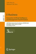 E-Business. Generative Artificial Intelligence and