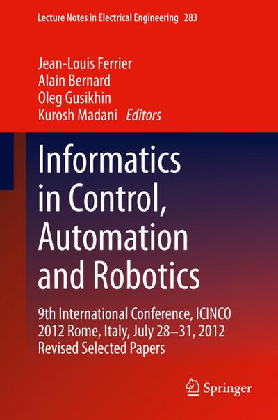 Informatics in Control, Automation and Robotics