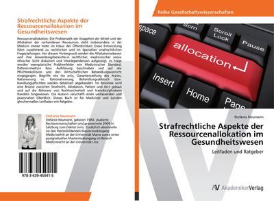 Strafrechtliche Aspekte der Ressourcenallokation im Gesundheitswesen