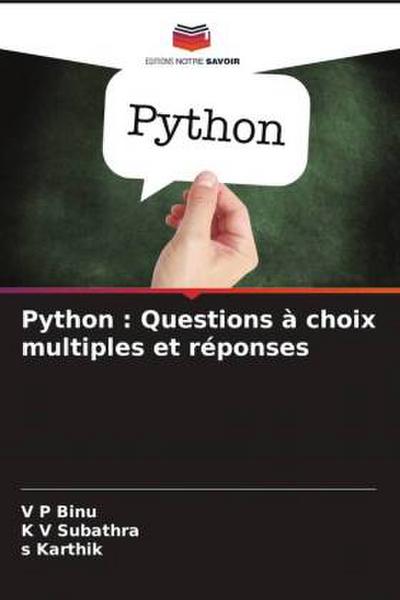 Python : Questions à choix multiples et réponses