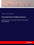 Choice Specimens of English Literature