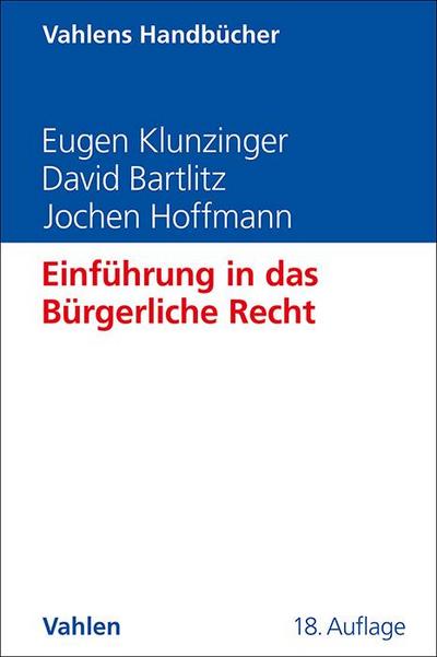 Einführung in das Bürgerliche Recht