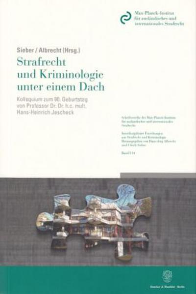Strafrecht und Kriminologie unter einem Dach.