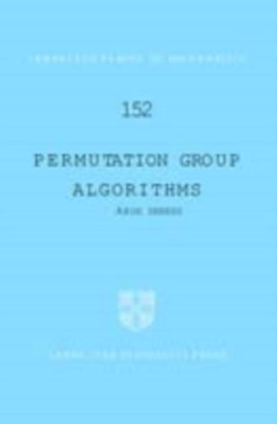 Permutation Group Algorithms