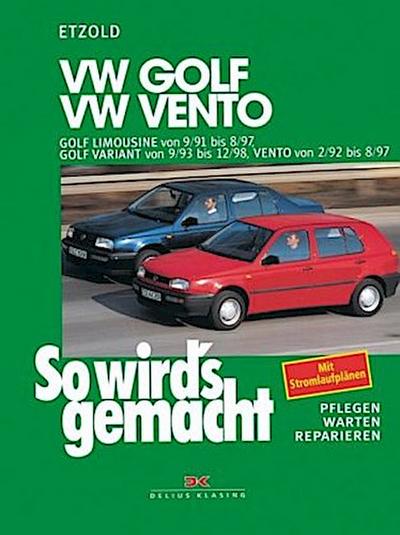 So wird’s gemacht. VW Golf Limousine von 9/91 bis 8/97, Golf Variant von 9/93 bis 12/98, Vento von 2/92 bis 8/97