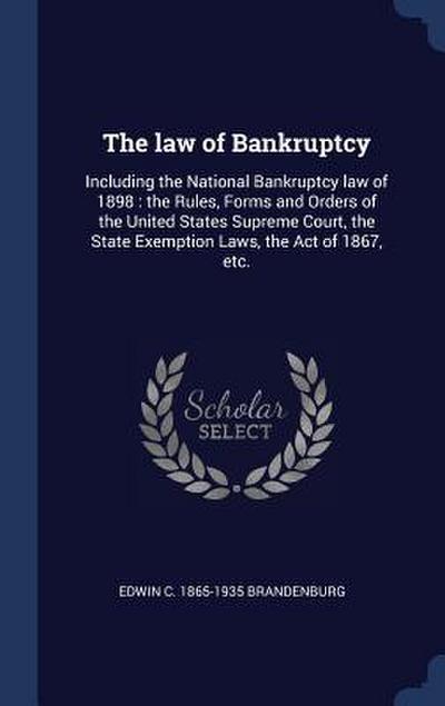 The law of Bankruptcy