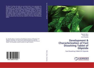 Development & Characterization of Fast Dissolving Tablet of Glipizide