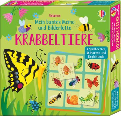 Mein buntes Memo und Bilderlotto: Krabbeltiere