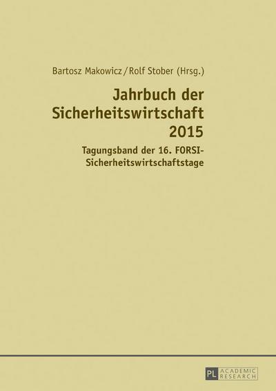 Jahrbuch der Sicherheitswirtschaft 2015