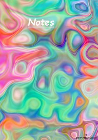 Notizbuch A5 dotted [Color - Farben] Softcover von Daily Paper Design | 80 Seiten | als Tagebuch, Bullet Journal, Notizheft | FSC-zertifiziert & aus nachhaltiger und umweltschonender Forstwirtschaft