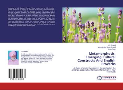 Metamorphosis: Emerging Cultural Constructs And English Proverbs