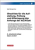 Farr, Checkliste 9 (Anhangs der AG/KGaA), 8.A.