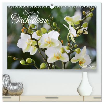 Schönste Orchideen (hochwertiger Premium Wandkalender 2024 DIN A2 quer), Kunstdruck in Hochglanz