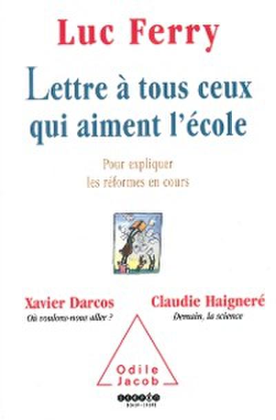 Lettre à tous ceux qui aiment l’’école
