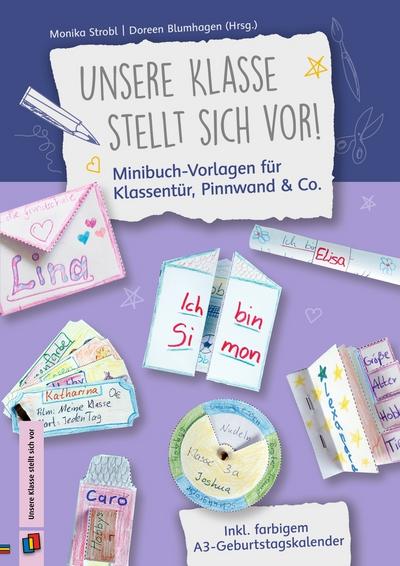 Unsere Klasse stellt sich vor! - Minibuch-Vorlagen für Klassentür, Pinnwand & Co.
