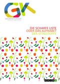 Die scharfe Liste oder das Alphabet der Vitalstoff