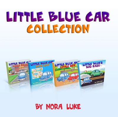 Little Blue Cars Series-Four-Book Collection (Bedtime children’s books for kids, early readers)