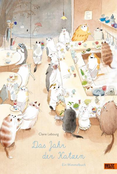 Das Jahr der Katzen. Ein Wimmelbuch