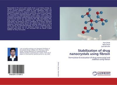 Stabilization of drug nanocrystals using fibroin