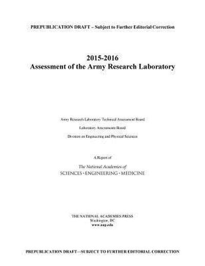 2015-2016 Assessment of the Army Research Laboratory