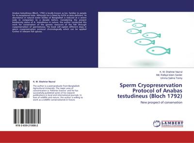 Sperm Cryopreservation Protocol of Anabas testudineus (Bloch 1792)