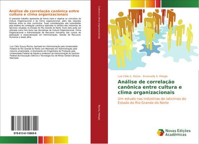 Análise de correlação canônica entre cultura e clima organizacionais