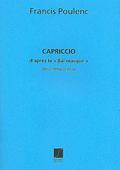 Capriccio d’apres le balmasque pour 2 pianos