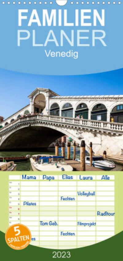 Familienplaner Venedig (Wandkalender 2023 , 21 cm x 45 cm, hoch)
