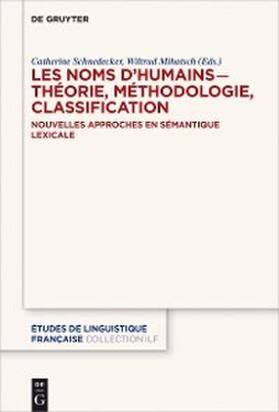 Les noms d’humains - théorie, méthodologie, classification