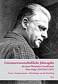 Literaturwissenschaftliche Jahresgabe der Josef We