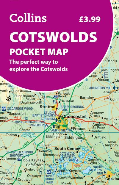 Cotswolds Pocket Map