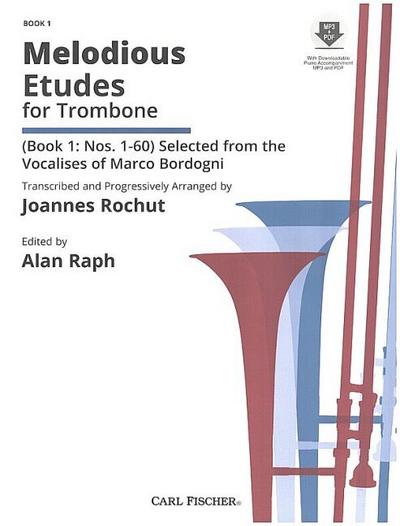 Melodious Etudes vol.1 (nos.1-60) (+Online Audio)for trombone